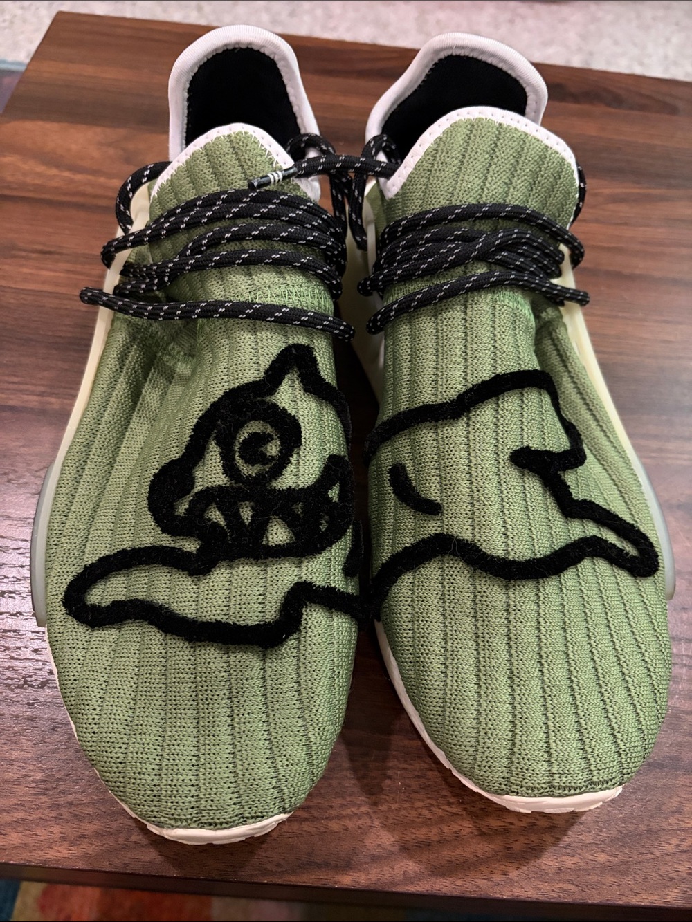 Adidas NMD Hu x BBC Running Dog Green sz 9.5 M